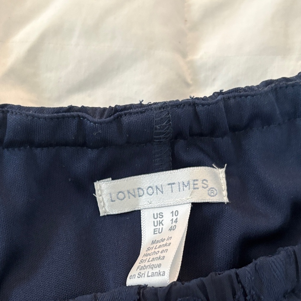 London Times Deep Blue Garment